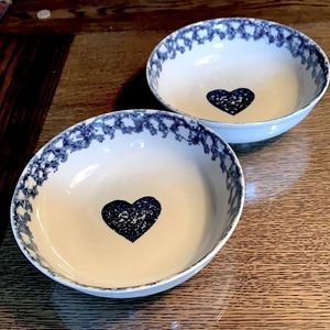 Tienshan Folk Craft Hearts bowls (2)